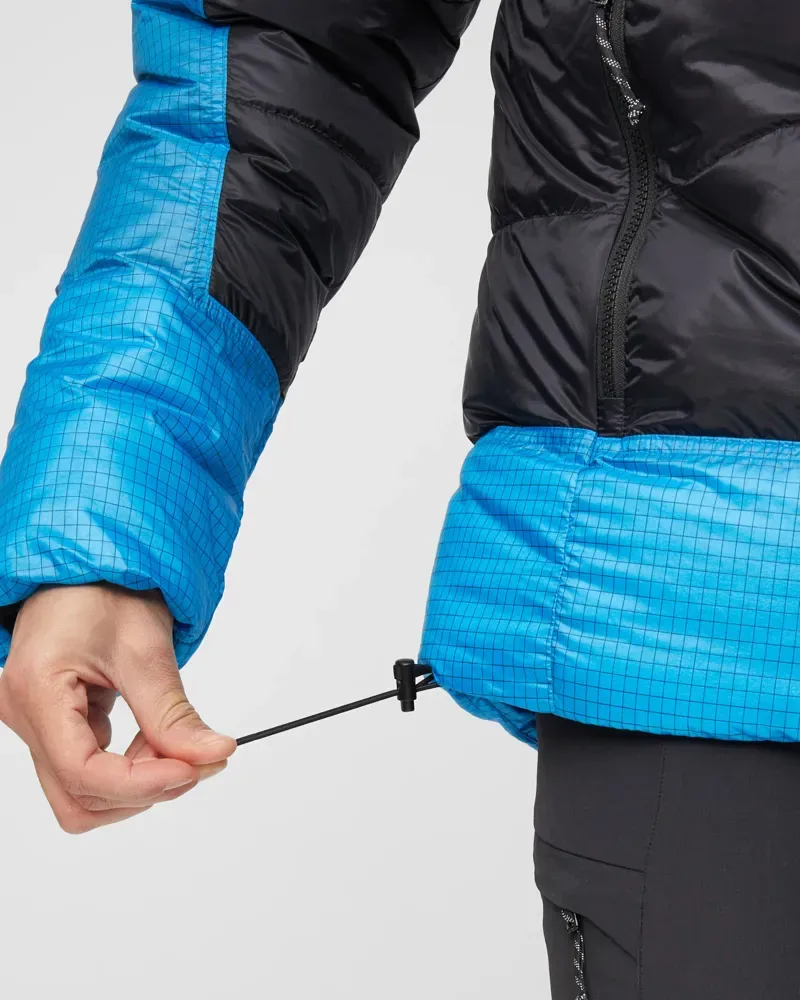 Mammut Taiss Pro Belay IN Hooded Jacket in Black-Glacier Blue-3
