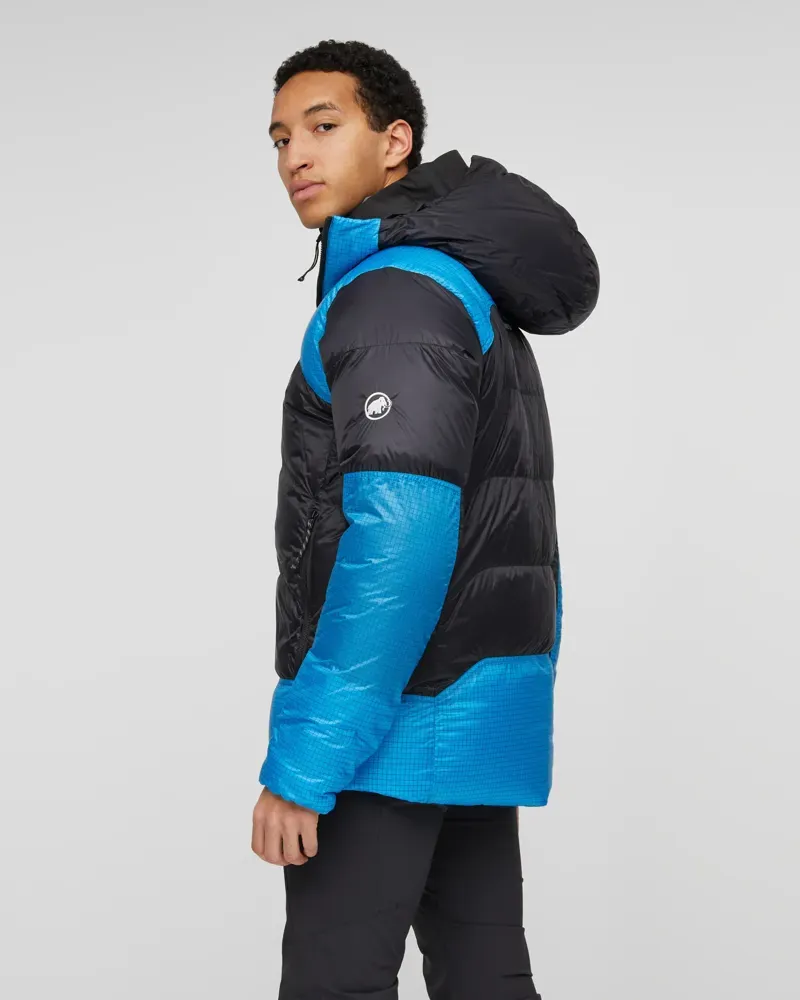 Mammut Taiss Pro Belay IN Hooded Jacket in Black-Glacier Blue-7