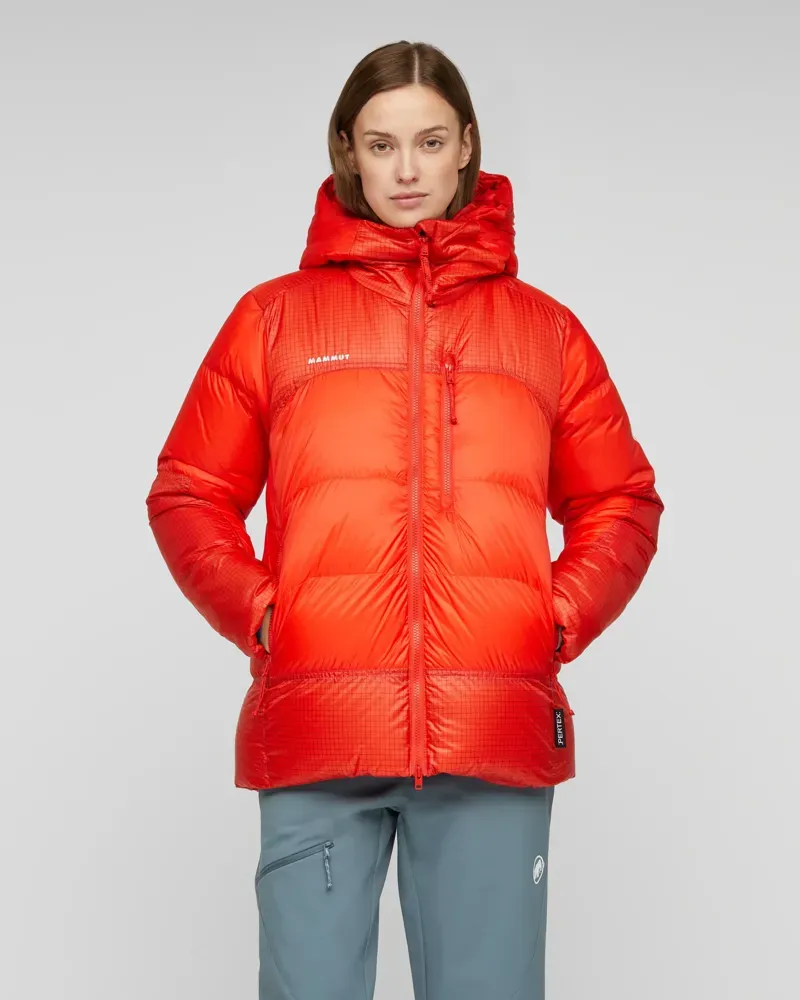 Mammut Women's Taiss Pro Belay IN Hooded Jacket in Mammut Red-1