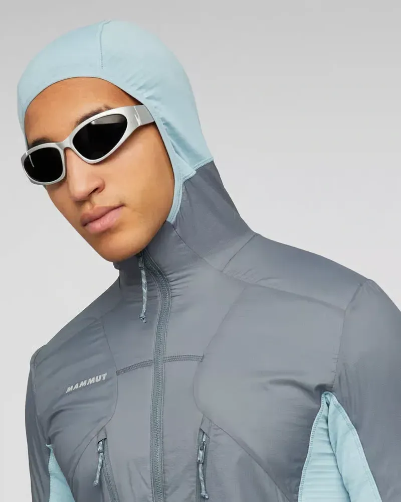 Mammut Aenergy ML Hybrid Hooded Jacket in Strata-Nebla-9