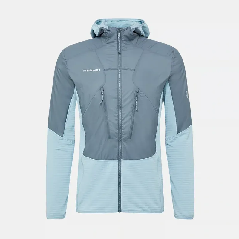 Mammut Aenergy ML Hybrid Hooded Jacket in Strata-Nebla
