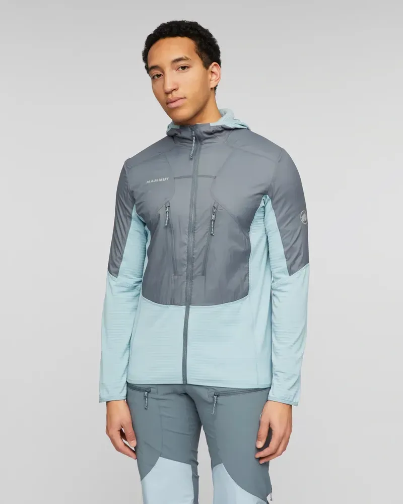Mammut Aenergy ML Hybrid Hooded Jacket in Strata-Nebla-2