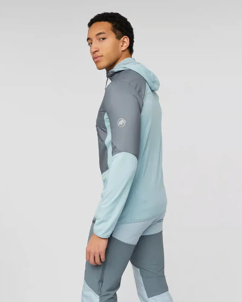 Mammut Aenergy ML Hybrid Hooded Jacket in Strata-Nebla-3