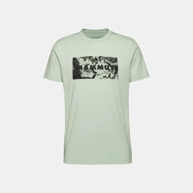Mammut Men Trovat T-Shirt Logo In Silver Sage