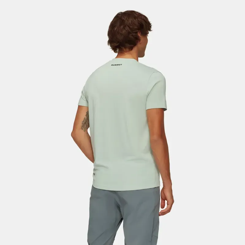 Mammut Men Trovat T-Shirt Logo In Silver Sage-1