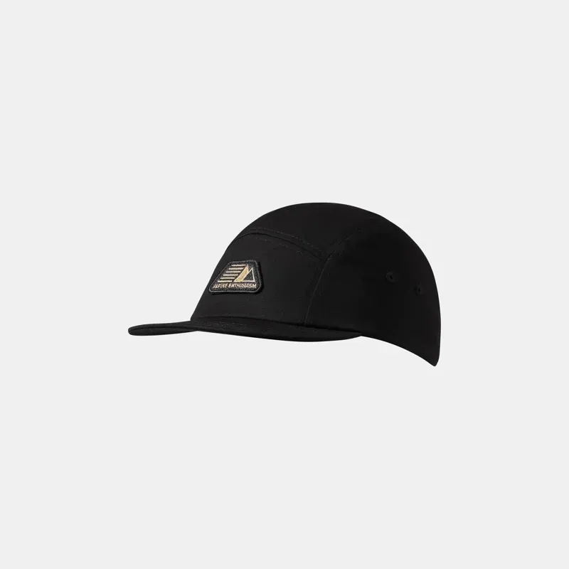 Mammut Five Panel Cotton Cap In Black