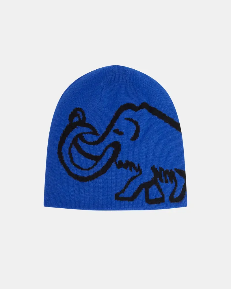 Mammut Logo Beanie Reversible in Eiger Blue-Black