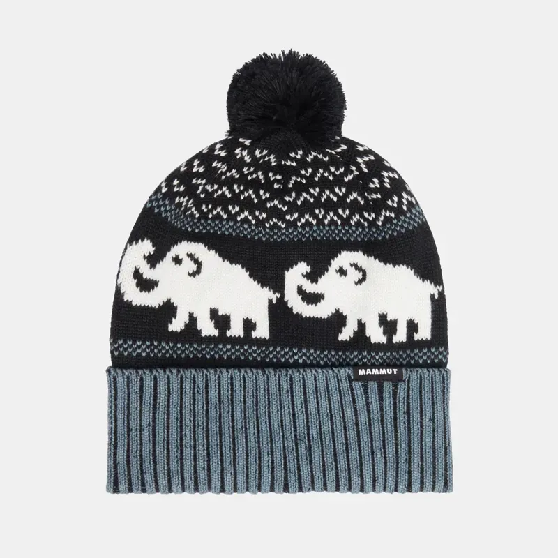 Mammut Retro Beanie in Black-Strata
