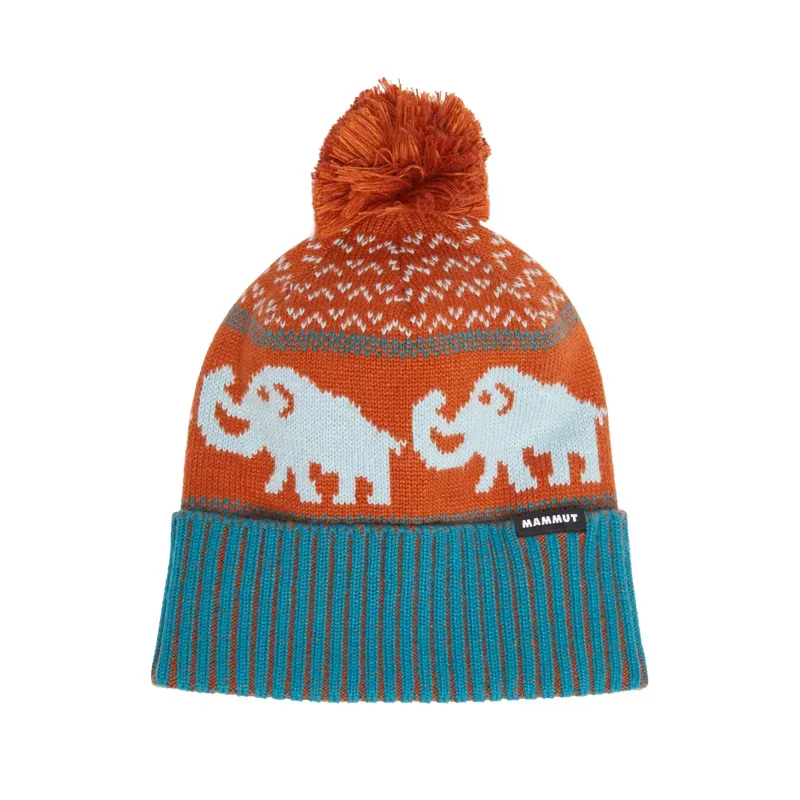 Mammut Retro Beanie in Deep Teal-Autumn Larice