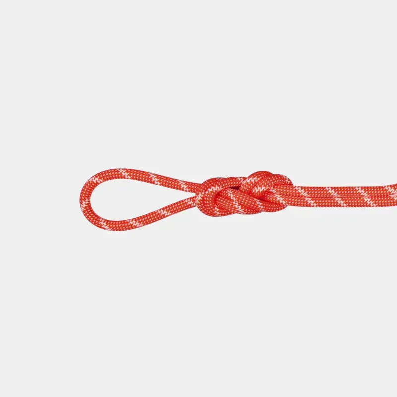 Mammut 8.0 50m Alpine Classic Rope in Orange-White