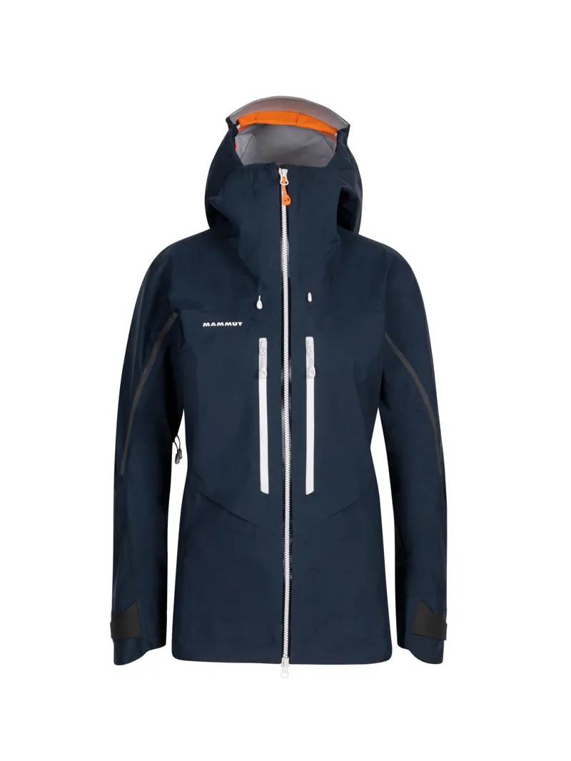 Mammut Nordwand Advanced HS Womens Waterproof Hooded Jacket in Night