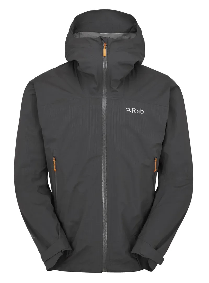 Rab Downpour Light Jacket in Anthracite