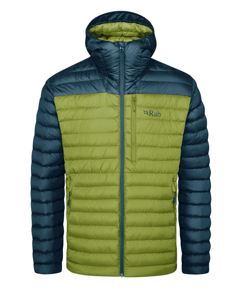 Rab Microlight Alpine Down Jacket in Orion Blue/Aspen Green