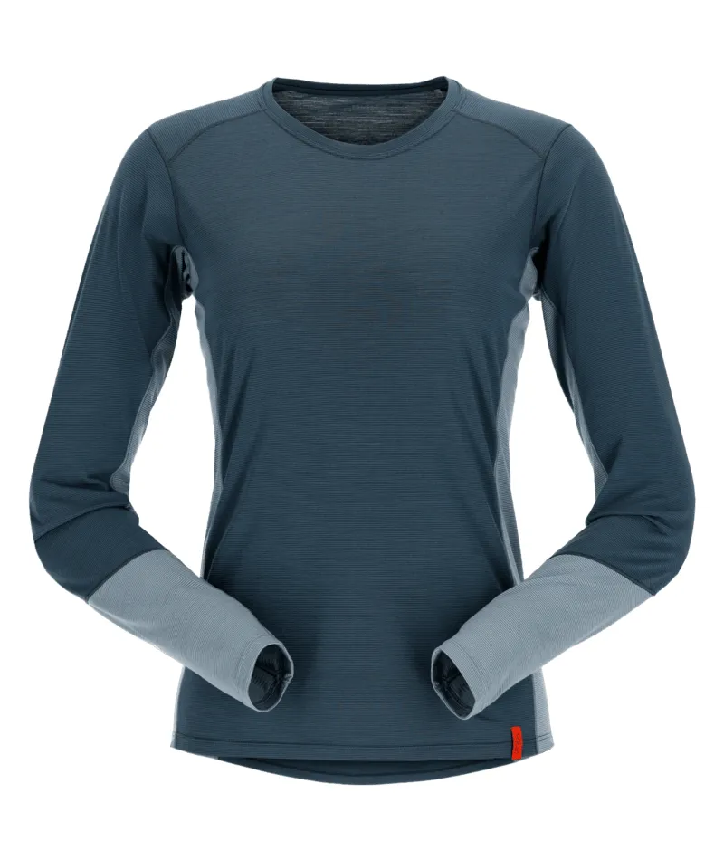Rab Syncrino Women's Base LS Tee in Orion Blue