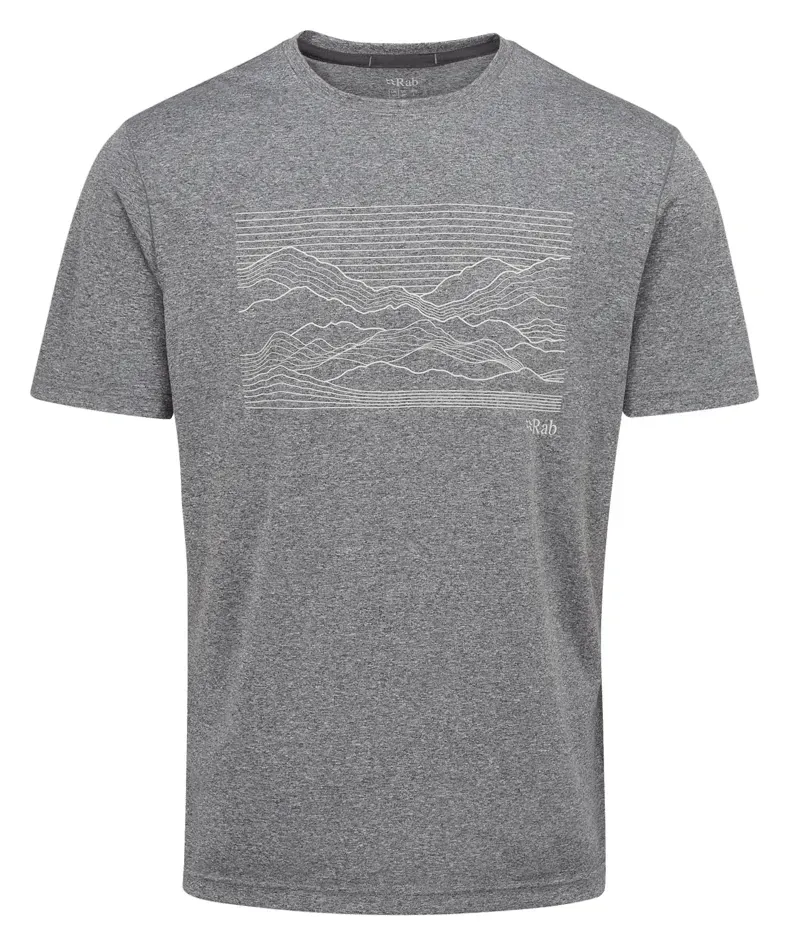 Rab Mantle Outline Tee in Beluga