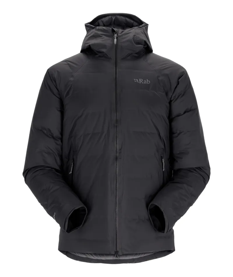 Rab Valiance Waterproof Down Jacket in Black