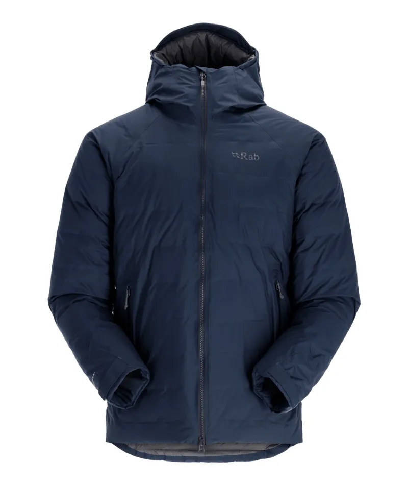Rab Valiance Waterproof Down Jacket in Deep Ink