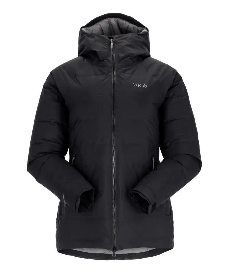 Rab Valiance Waterproof Women's Down Jacket in Black
