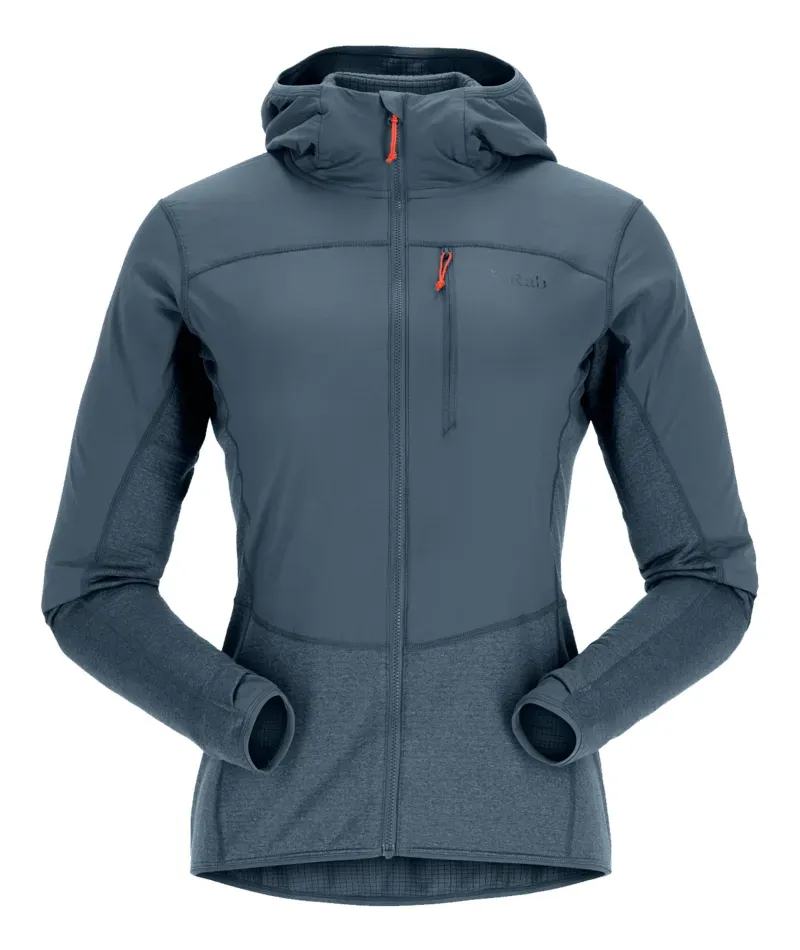 Rab Ascent Pro Women's Midlayer in Orion Blue