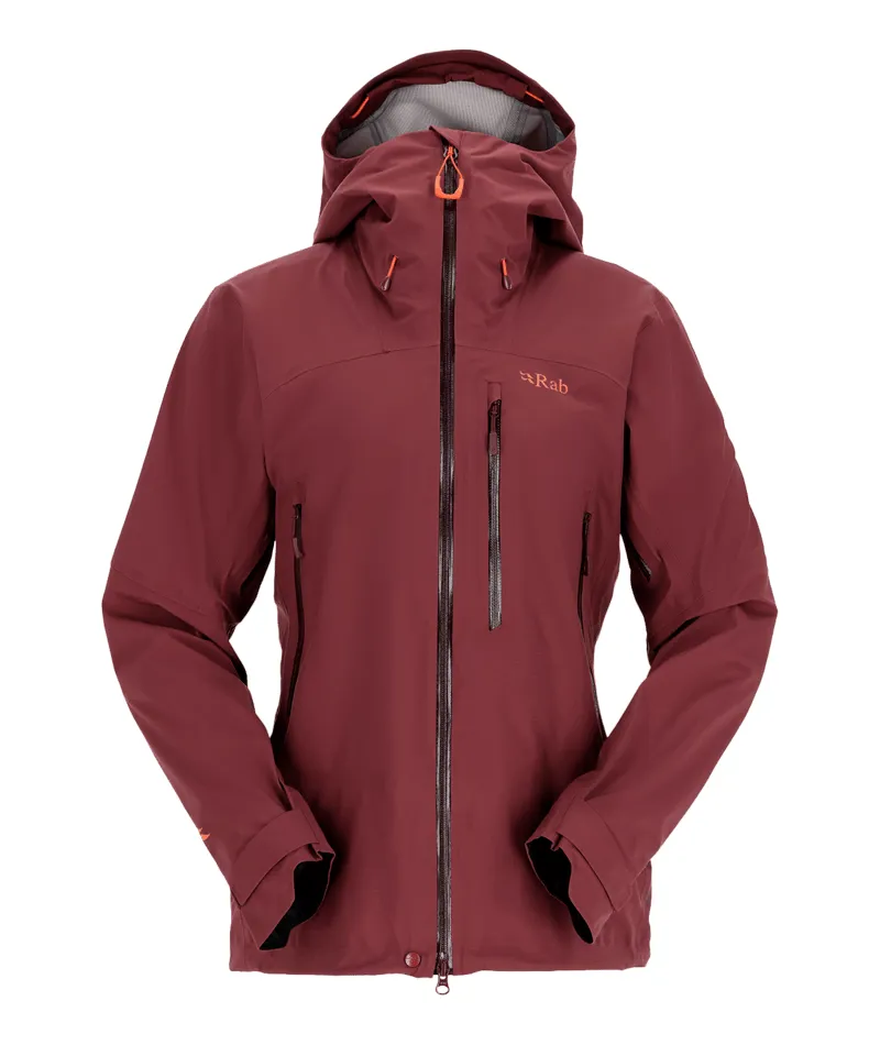 Rab Firewall Women's Waterproof Jacket in Deep Heather