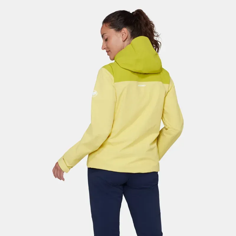 Mammut Women's Crag HS Hooded Jacket in Holunder-Acacia-3