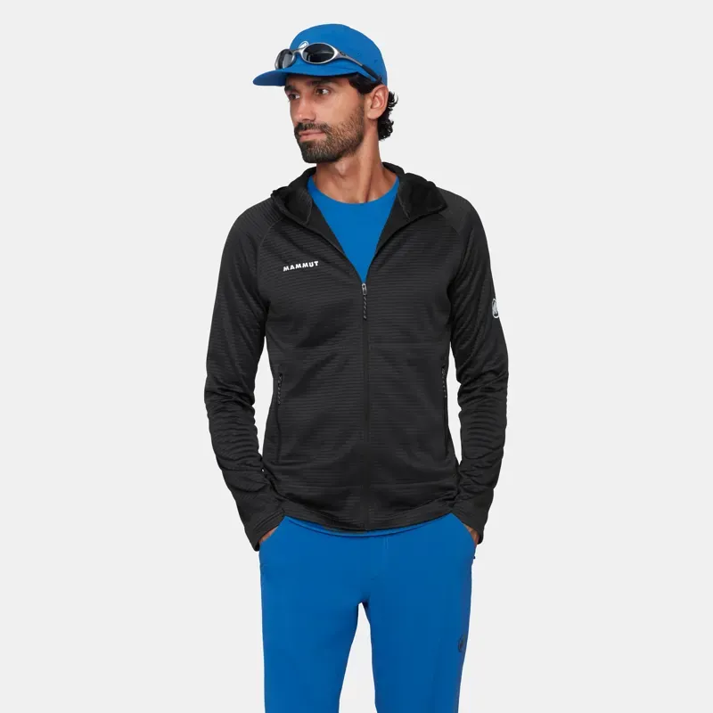 Mammut Crag ML Hooded Jacket in Black-1