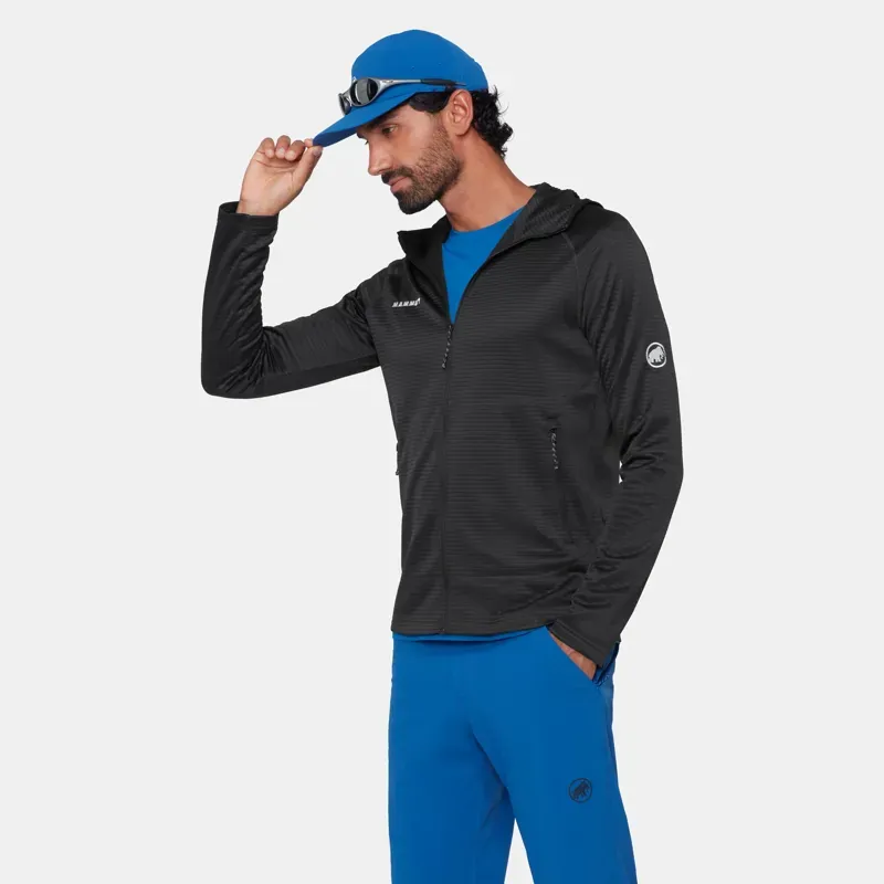 Mammut Crag ML Hooded Jacket in Black-2
