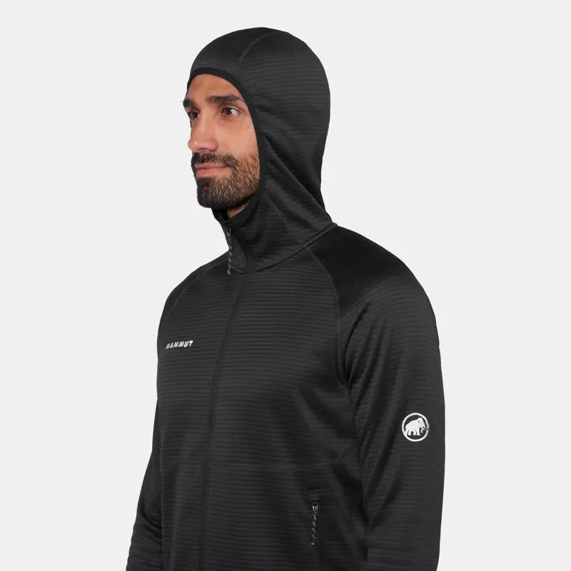 Mammut Crag ML Hooded Jacket in Black-5
