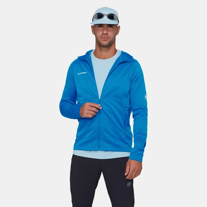 Mammut Crag ML Hooded Jacket in Glacier Blue-1