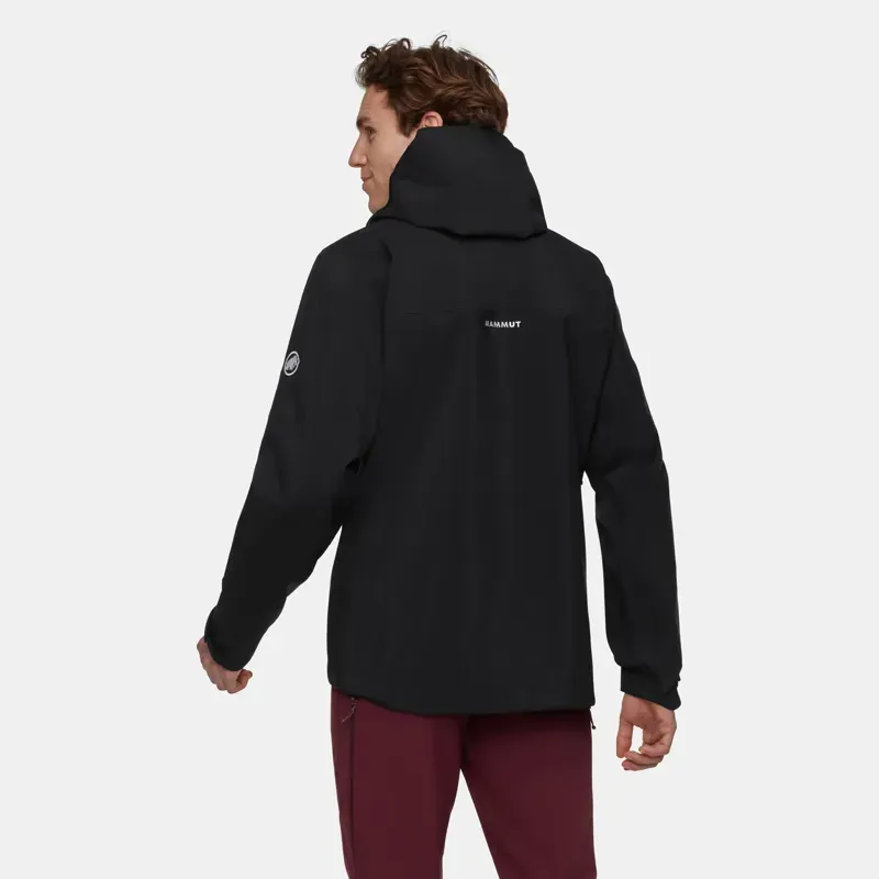 Mammut Crater Pro HS Hooded Jacket Men in Black-1