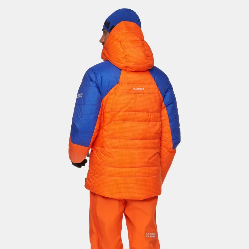 Mammut Eiger Nordwand Advanced Down IN Hooded Jacket Men in Eiger Orange-Eiger Blue-1
