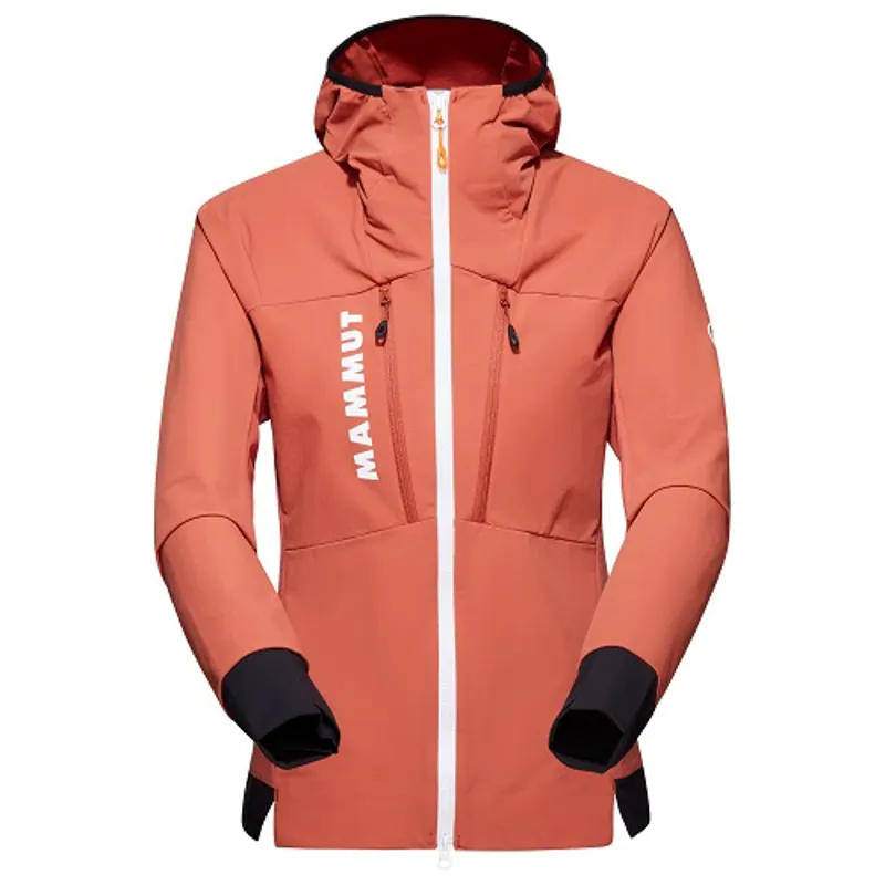 Aenergy SO Hybrid Hooded Jacket Women brick-black