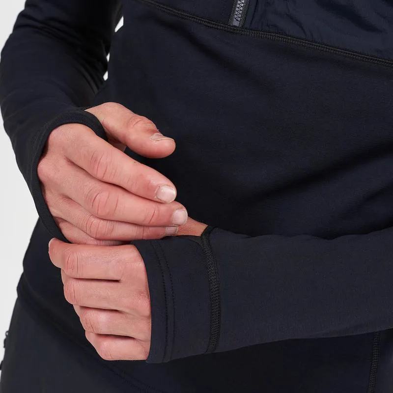 Montane Alpine Raid Mens Pull-On Fleece in Black-2