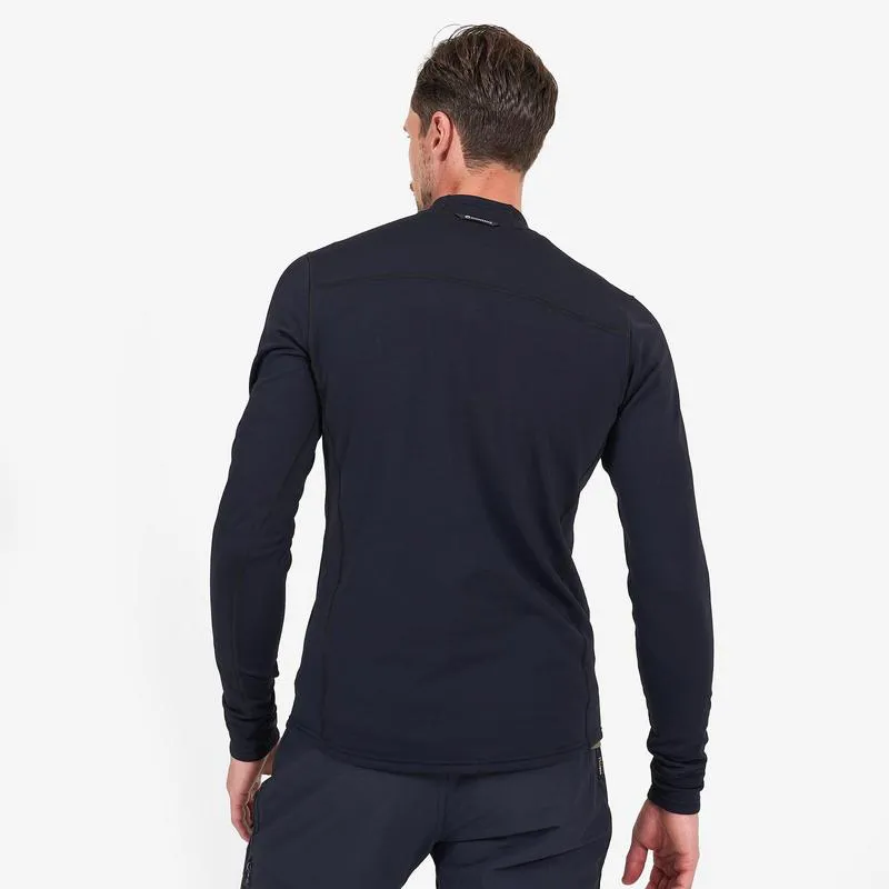 Montane Alpine Raid Mens Pull-On Fleece in Black-4