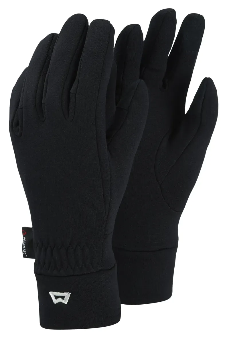 Mountain Equipment Touch Screen Womens Gloves in Black