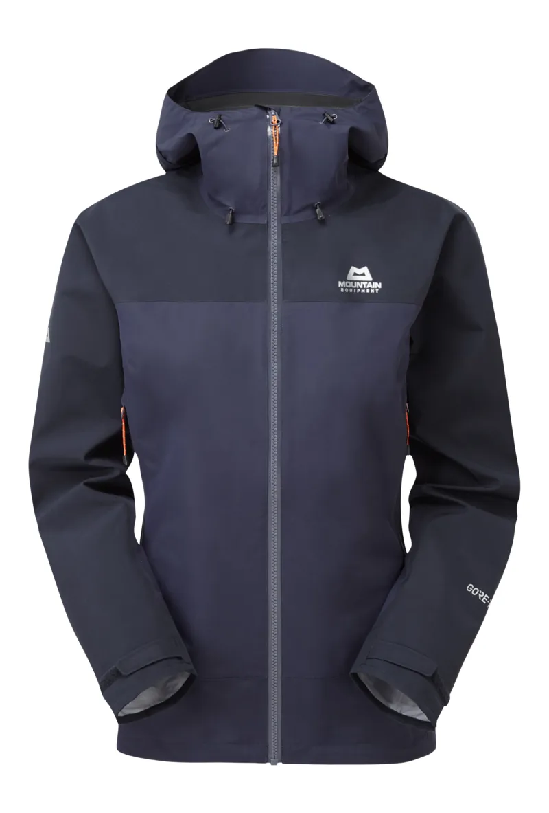 Mountain Equipment Saltoro Womens Waterproof Jacket in Skyglow/Cosmos