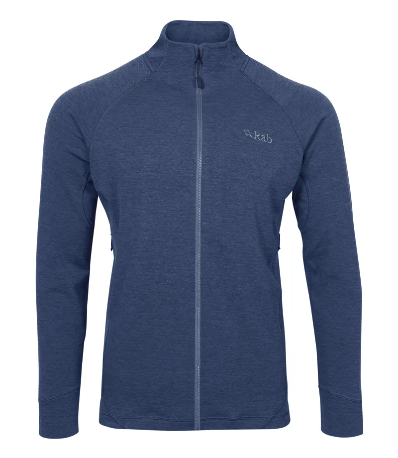 Rab Nexus Full-Zip Mens Stretch Fleece in Deep Ink