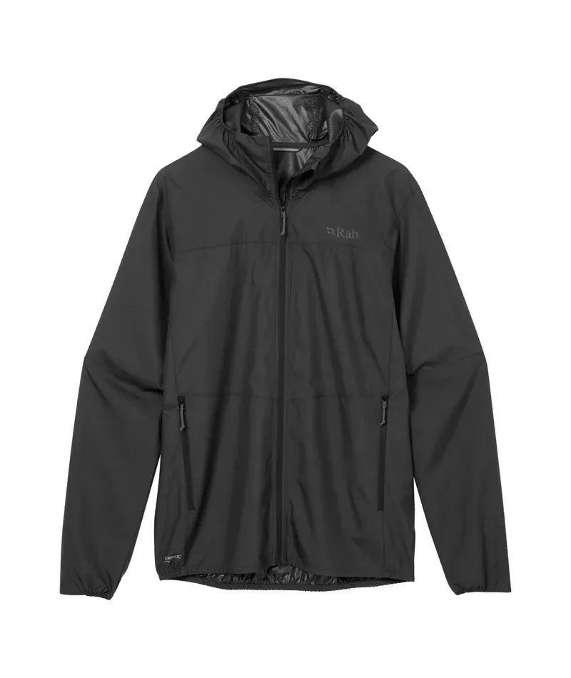 Rab Windgather Hoody in Black