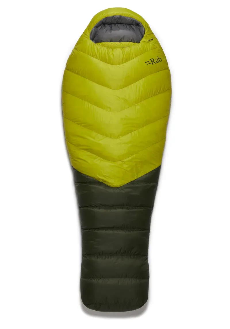 Rab Alpine 800 Sleeping Bag in Zest
