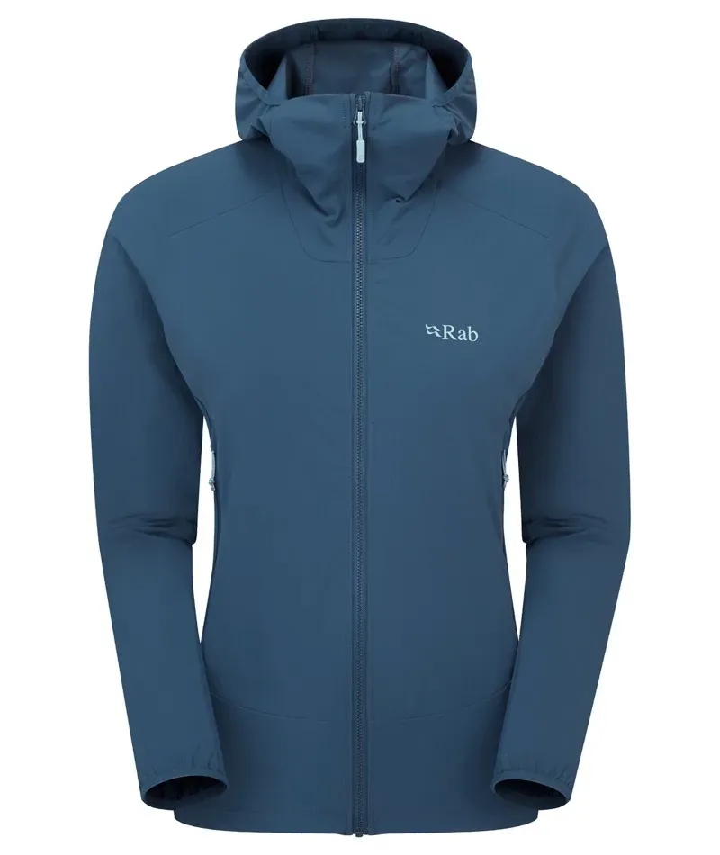 Rab Womens' Borealis Hoody in Tempest Blue