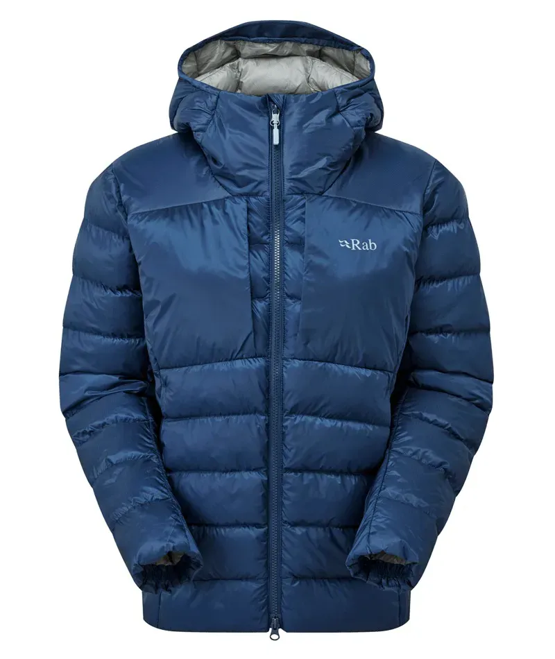 Rab Cirrus Ultra Women's Insulated Hooded Jacket in Tempest Blue