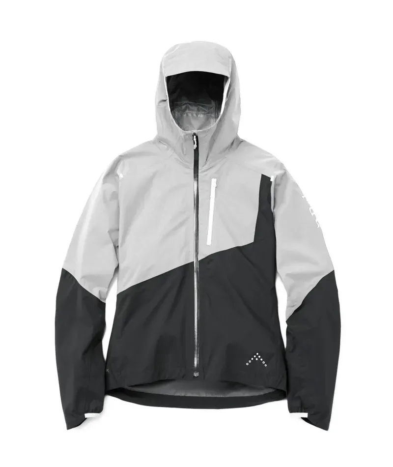 Rab Womens' Downpour Trail Light Jacket in Light Zinc