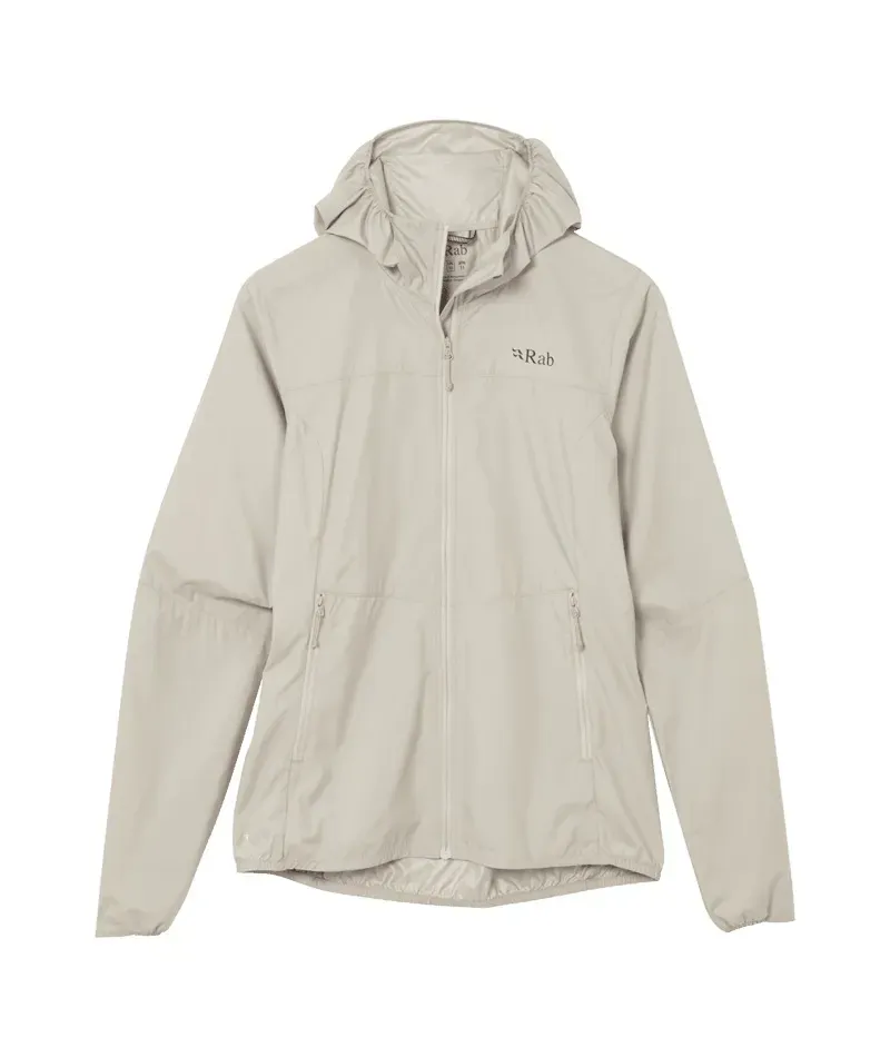 Rab Womens' Windgather Hoody in Pebble
