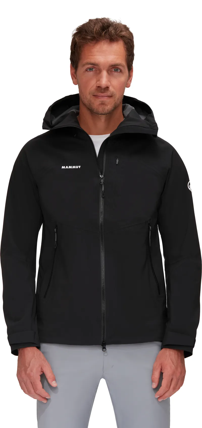 Mammut Alto Guide HS Hooded Jacket in Black-2