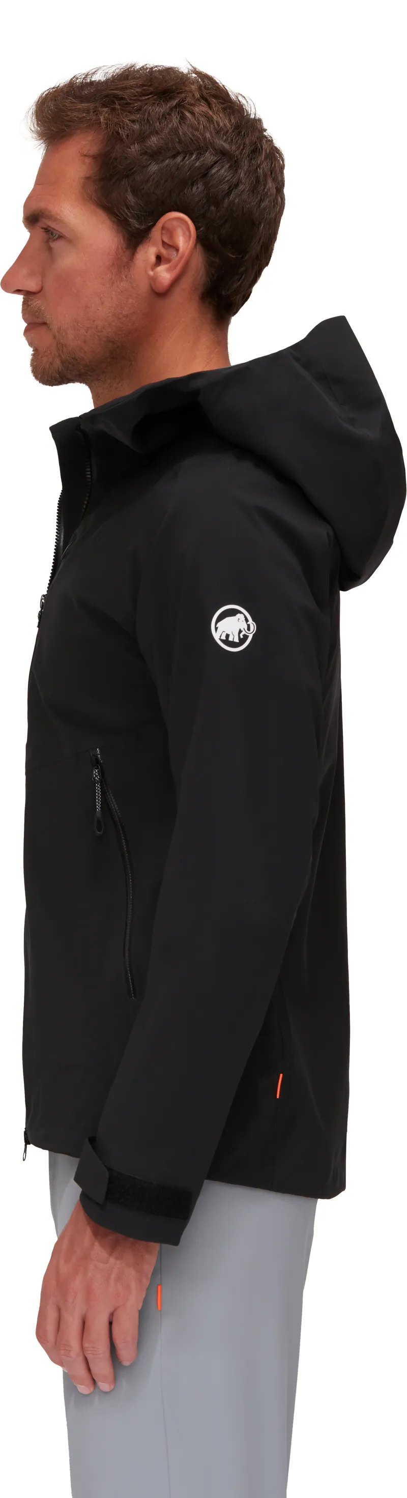 Mammut Alto Guide HS Hooded Jacket in Black-1