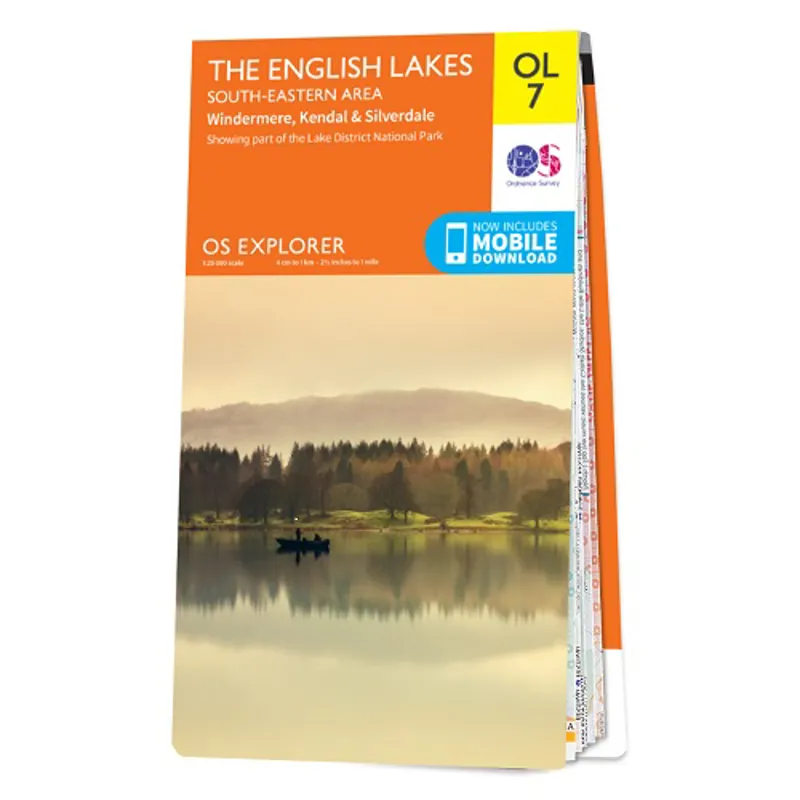 OL 7 OS Explorer South Eastern Windermere Kendal Silverdale