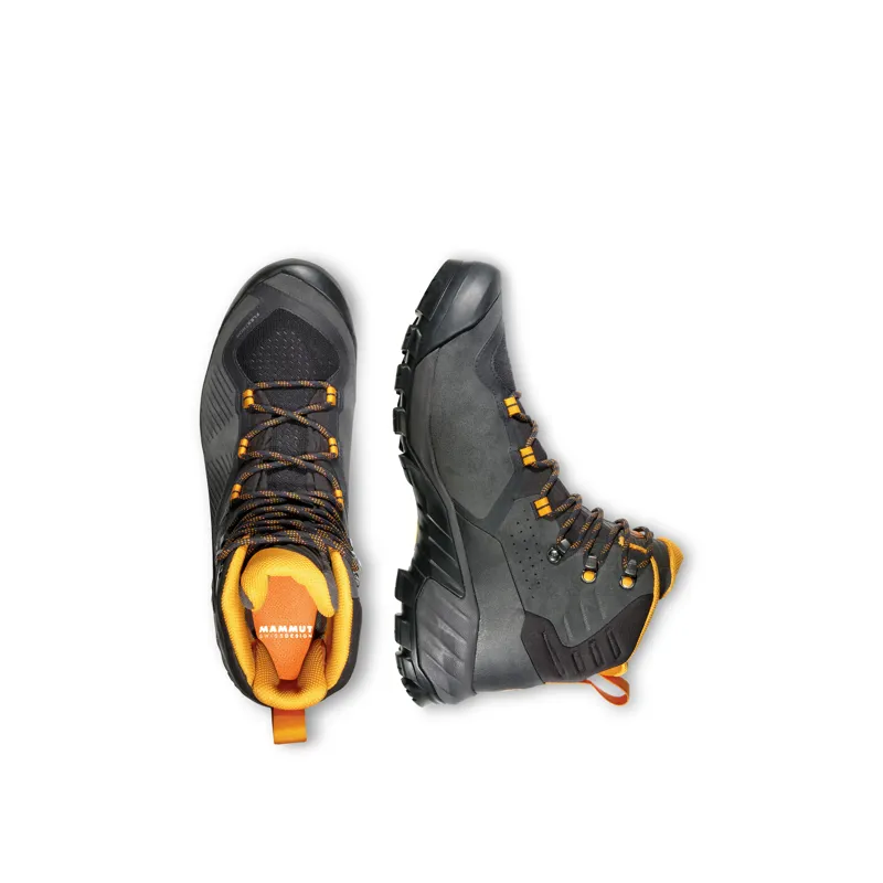 Mammut Sapuen GTX High-Ankle Hiking Boots in Black/Dark Radiant-3