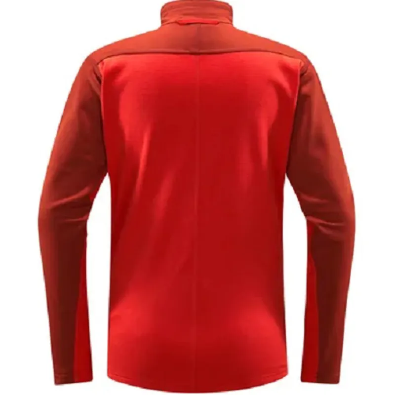 Haglofs ROC Flash Mid Halfzip Women in Corrosion/Poppy red-1