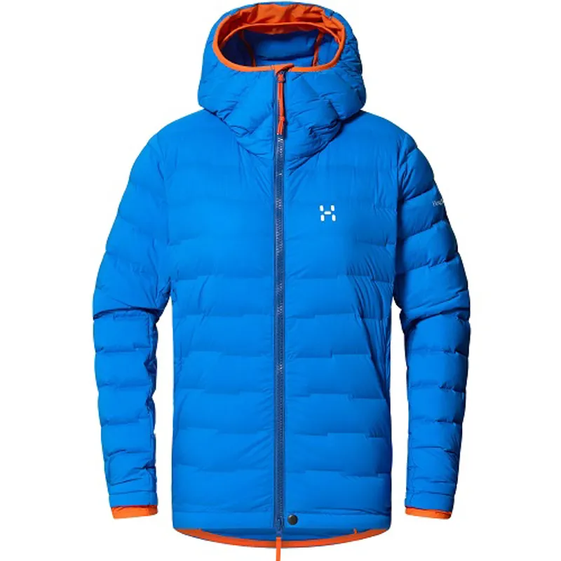 Haglofs Spitz Down Hood Womens Jacket Elecric Blue