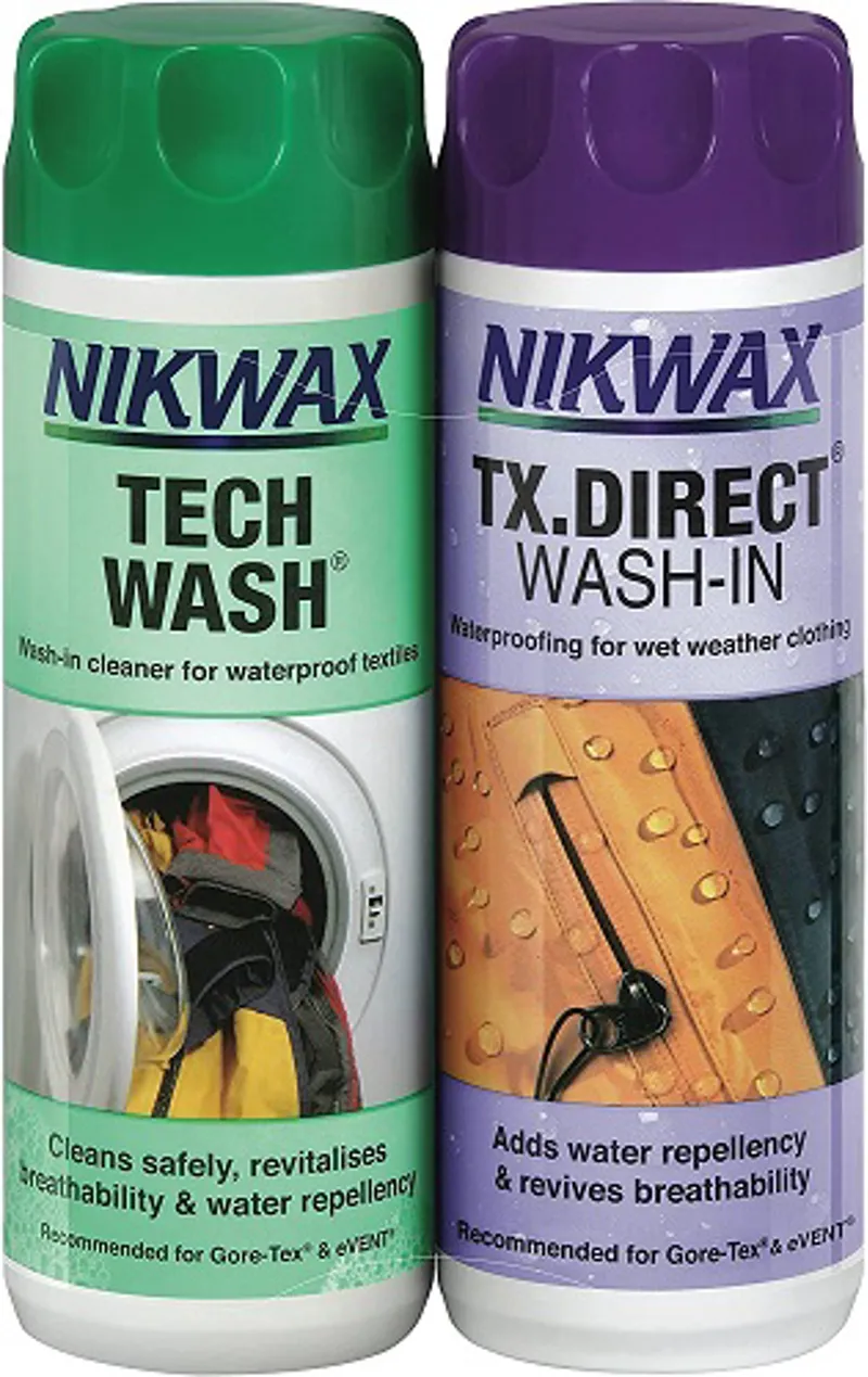 NIKWAX Tech Wash and TX Driect Twin Pack 1 Litre